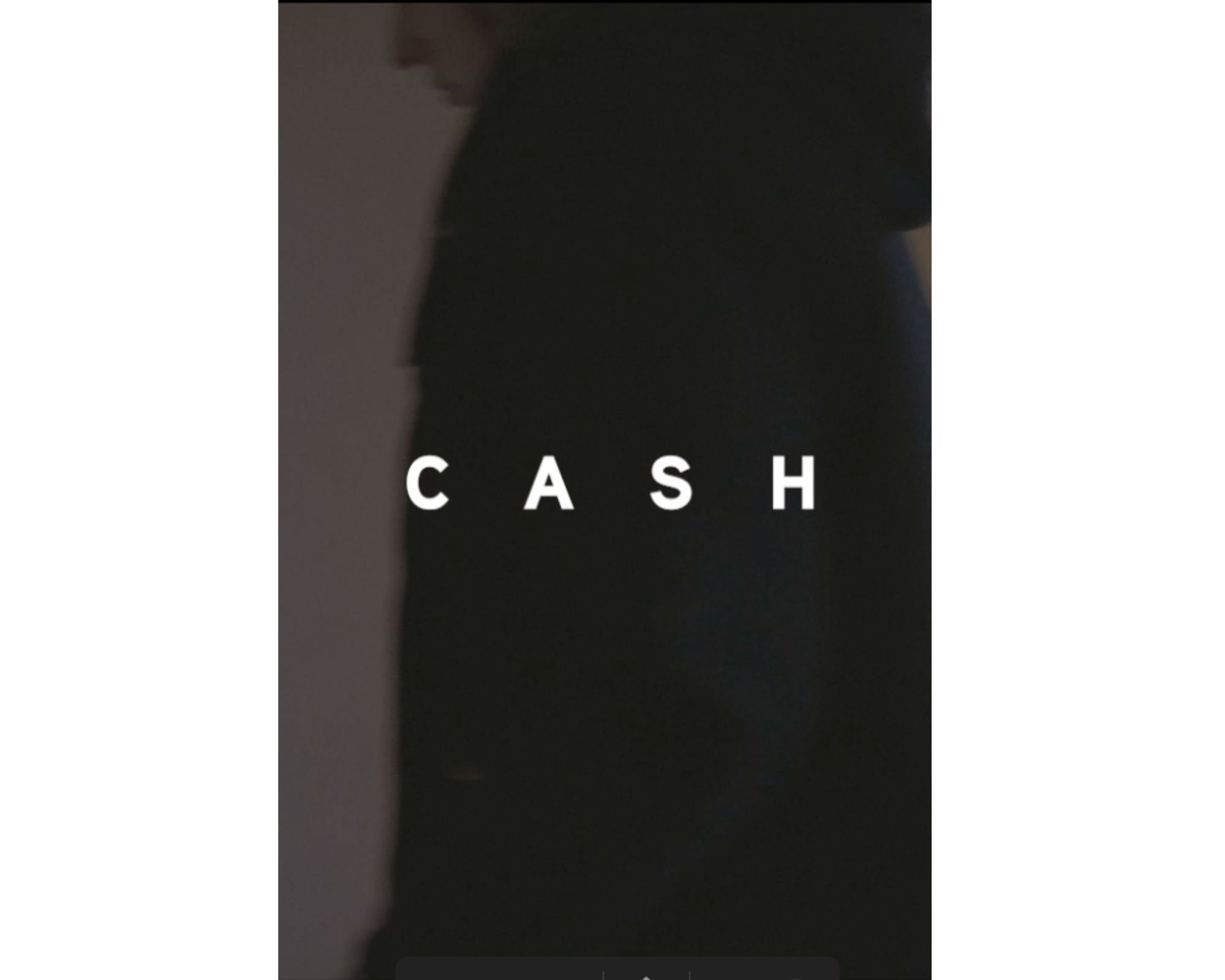 Cash poster